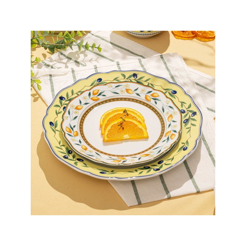 Huchen Reuter Medley Alphabia plate 19cm, choose 1, Medley Mantova