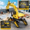 Mould King Crawler Excavator Building Sets, 17076 Engineering Excavator Building