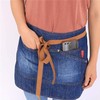 Waist Apron Denim Apron With Pockets Adjustable Kitchen Apron For