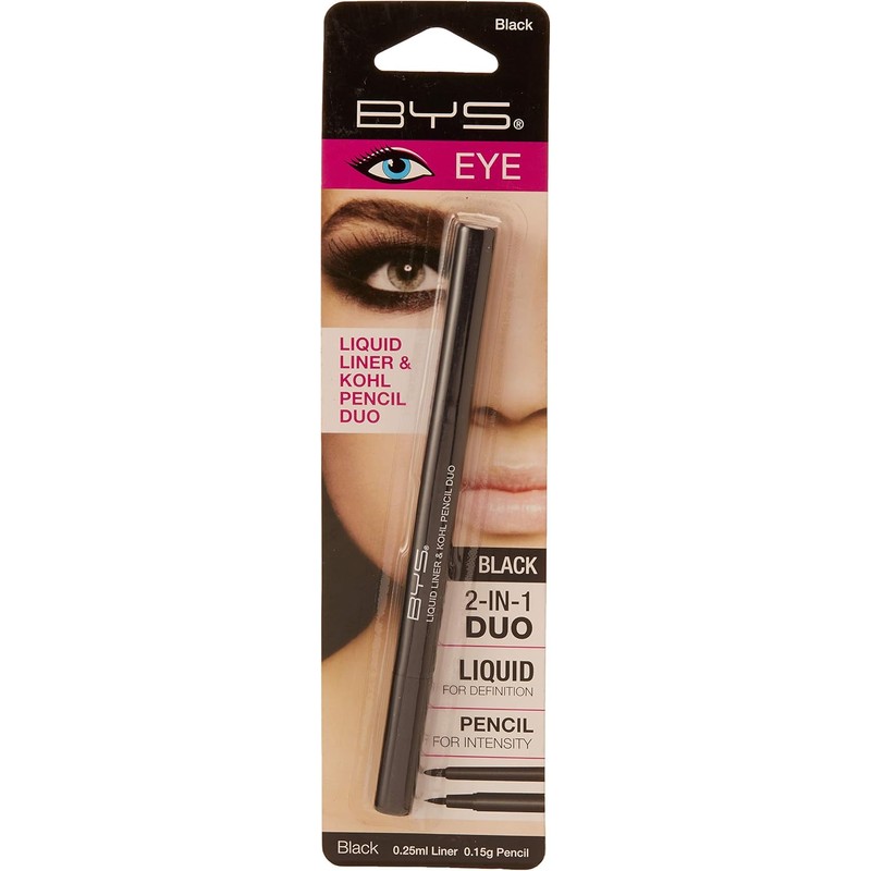 2 en 1 delineador duo kohl- liquido y lapiz -