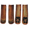 Mommy & Me 3D Animal Paw Feet Print Foot Crew