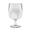 TarHong Simple Stacking Wine Goblet, Clear, 8.6 oz, Premium Plastic,