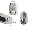 Chrome Lug Nuts, Cart Wheel Lug Nuts Kit 1/2-20 Size