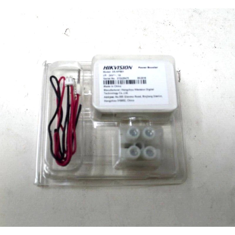 Hikvision DS-KPB01 Doorbell Chime Amplifier Power Booster w/ Installation Guide