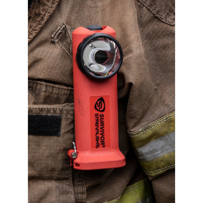 Streamlight 90540 Survivor 175-Lumen Alkaline Safety-Rated Firefighter Right Angle Flashlight,