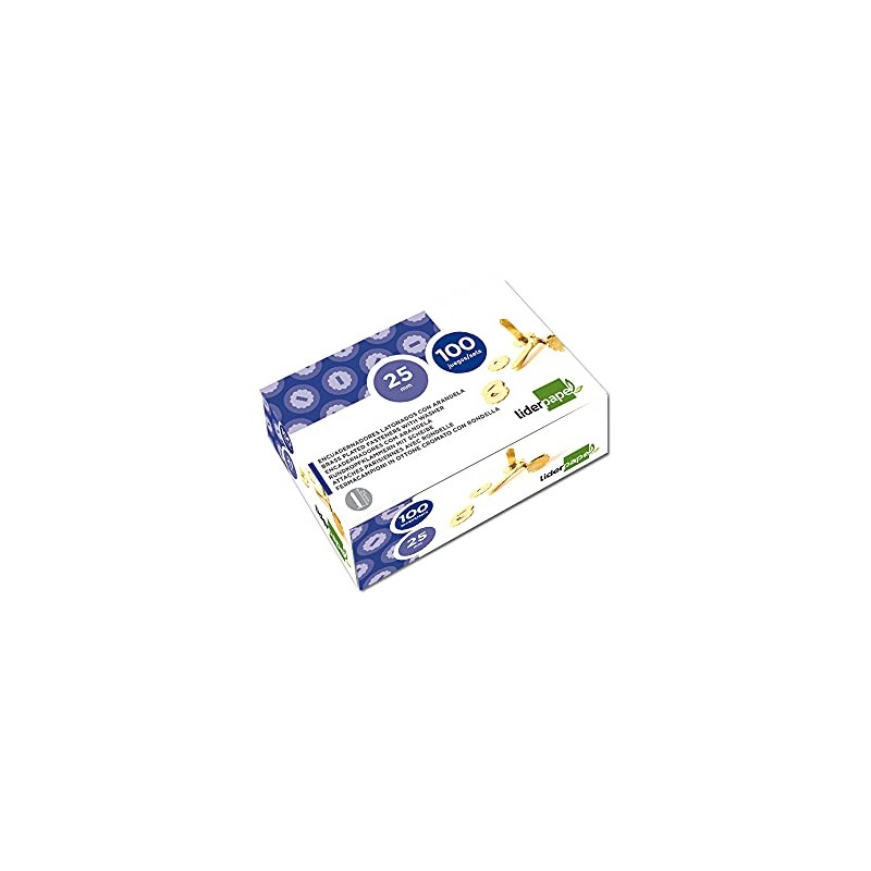 Liderpapel FS07 - Pack of 100 Binders, 40 mm