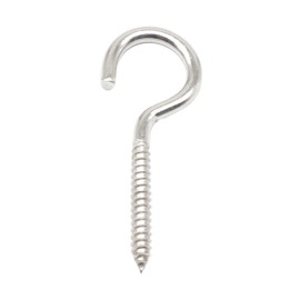 10 Pcs 2-3/4 Inch Eye Hooks Screw in Heavy Duty, Stainless Steel 304#11 Eye Bolts Screw, Anti-Rust Self Tapping Eye Lag Screws Eyelet Screw for Wood, Securing Cables Wires | by IMSCREWS