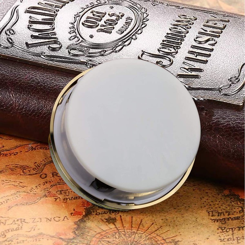 HILLHOME Mini Quartz Clock Insert 3-1/8 Inch (80 mm) Round