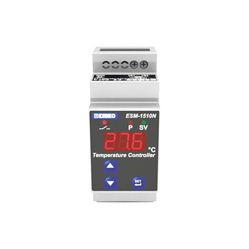 Emko ESM-1510-N.5.10.0.1/00.00/2.0.0.0 2-Point Regulator Temperature Controller K 0 to 999°C
