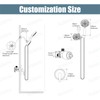 Aolemi Shower System Dual 2-in-1 Rain Shower Faucet Set 8-Setting