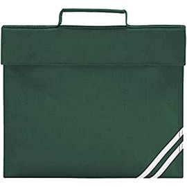 Colorful Kids Boys Girls Briefcase Classic School Book Bag Bottle Green