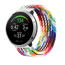 Nylon Bracelet Compatible with Polar Ignite 3 / Ignite 2 / Ignite / Polar Unite/Polar Pacer Bracelets Movement Elastic Men and Women Braided Replacement Strap (11)