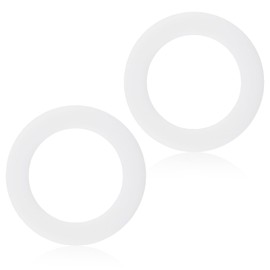 2-Pack Silicone Toilet Tank Flush Valve Seal Gasket, Compatible with Toto THU440-A, THU451, THU824-A, THU825, THU825-A, THU826-A, CST854ET, 10A-A – Drain Valve Repair Replacement Seal Ring