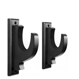 DGWJSU Gun Rack Wall Mount, Real Wood Shotgun & Rifle Wall Mount Holder Display for Sword Bow Firearm, Vintage Gun Holder Hangers for Gun Safe As Gifts for Men