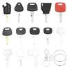 NVGFTG 18-Piece Construction Machinery Key Set Replacement Ignition Key Set