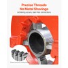 Happybuy 2-1/2" to 4" NPT Heavy-Duty Pipe Threading Dies Set