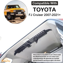 Car Trunk Roof Panel Storage Bracket Fit Toyot@a FJ Cruiser 2007-2021 Car Inner Rear Roof Panel Hanging Organizer Mount Holder Trunk Roof Cargo Storage Rack Shelf Overhead Panel Expansion Accessories