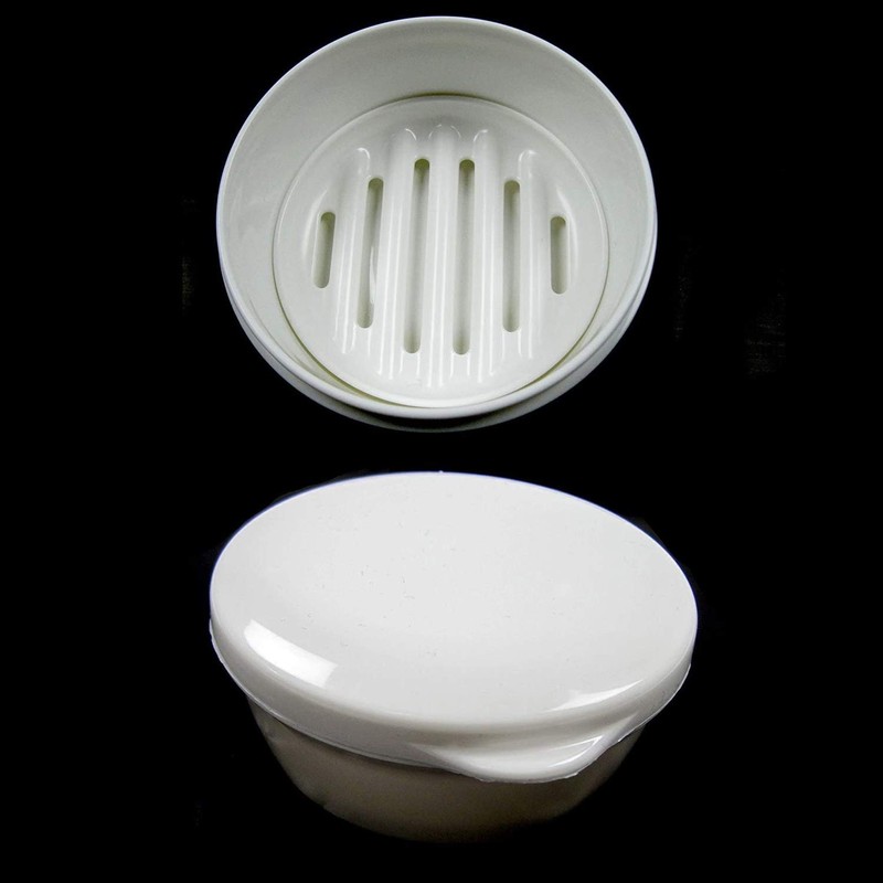 [LENITH] Travel Soap Dish Soap Case Holder Portable Clear Soap