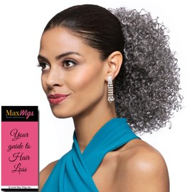 Drawstring 10" Long Ponytail #Ds21 Color 44 - Cheerleading Looser Spiral Curls Fusion Heat Friendly Synthetic Fiber Womens Lightweight African American Curly Cheer Bundle Maxwigs Hairloss Booklet