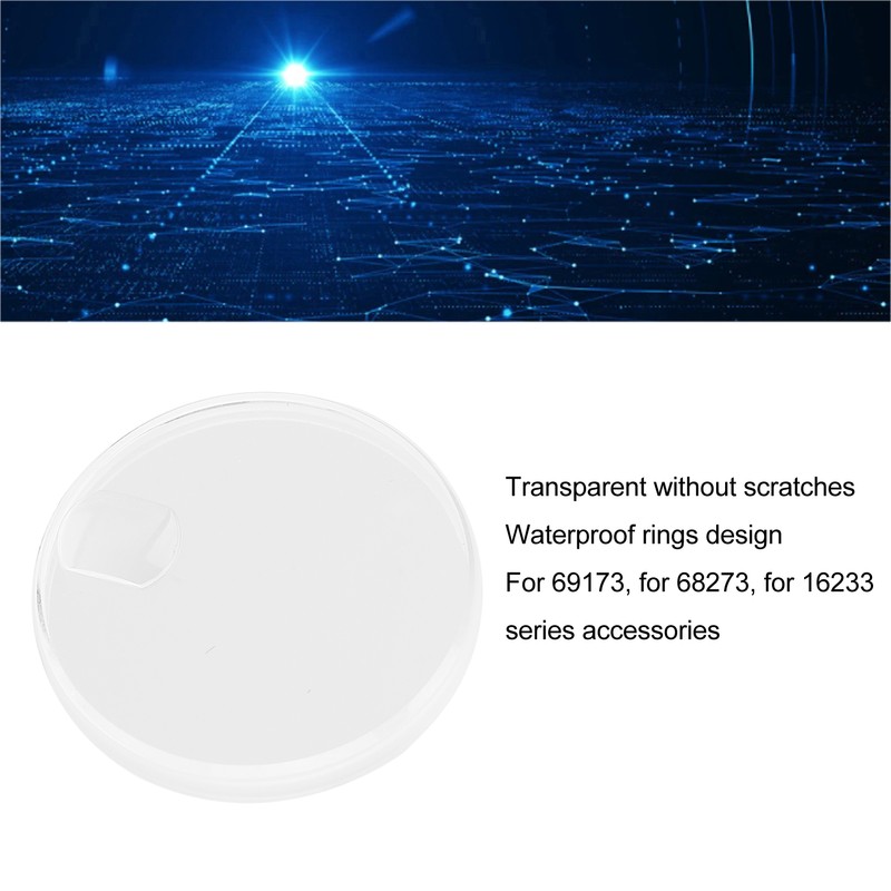 Watch Glass Sapphire Crystal Lens Calendar Window Magnification Transparent Rounded