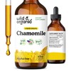 Wild & Organic Chamomile Flowers Tincture - Calming Supplement for