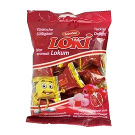 TURKISH DELIGHT Pomegranate - Lokum - SEBAHAT "LOKI" [ 5 x 200g Bag ]