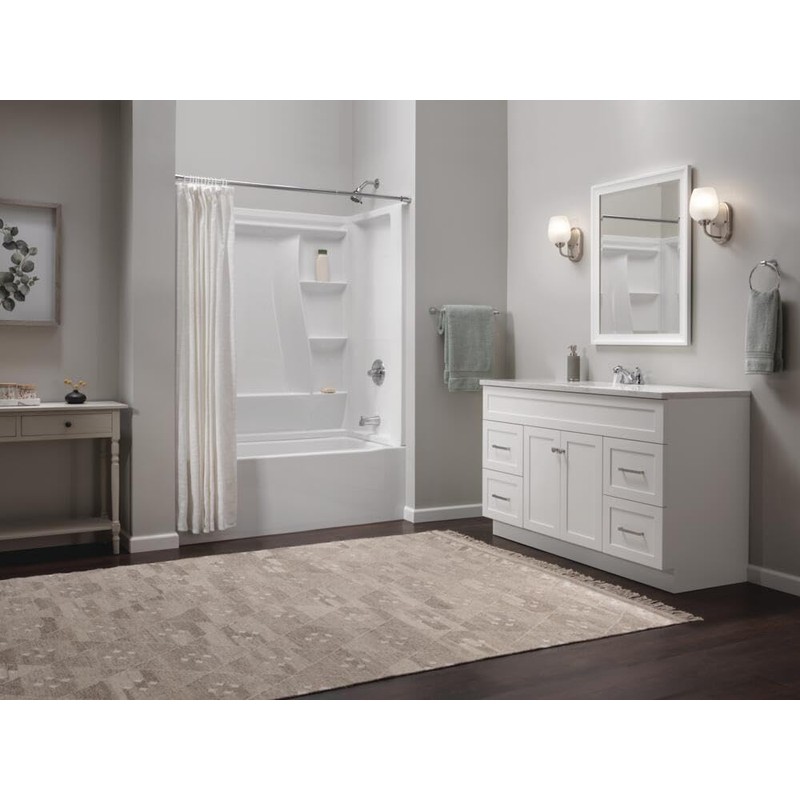 Delta Foundations Centerset Chrome Bathroom Faucet, 4 Inch 3 Hole