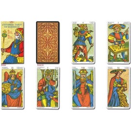 Tarot Cards, Divination Telling, 78 Cards, Universal Tarot of Marseille, Japanese Explanation "Pocket Manual" Included