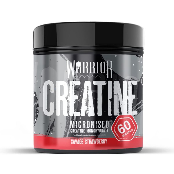 Warrior, Creatine Monohydrate Powder - 300g - Micronised for Easy
