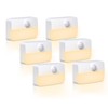 LED Night Light with Motion Sensor, Pack of 6 Small