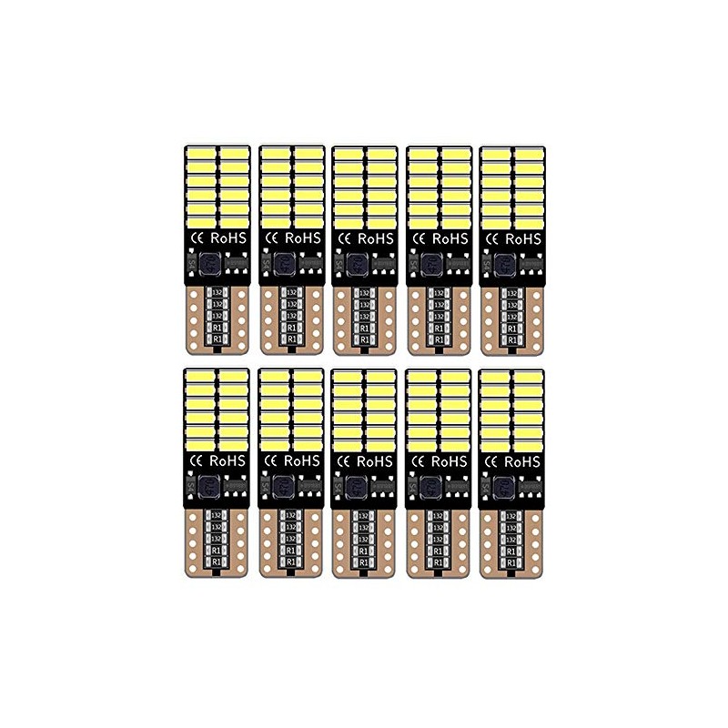 T10 W5W CANBUS CANSELLER LED DC12V 4014SMD 24 Rows Non-Polar