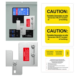 Generator Interlock Kit Compatible with Eaton Cutler Hammer BR Series 150 & 200 Amp Panels, Generator Horizontal Electrical Interlock Kit, 1 7/16-1 1/4 Inches Spacing Between Main and GEN Breaker