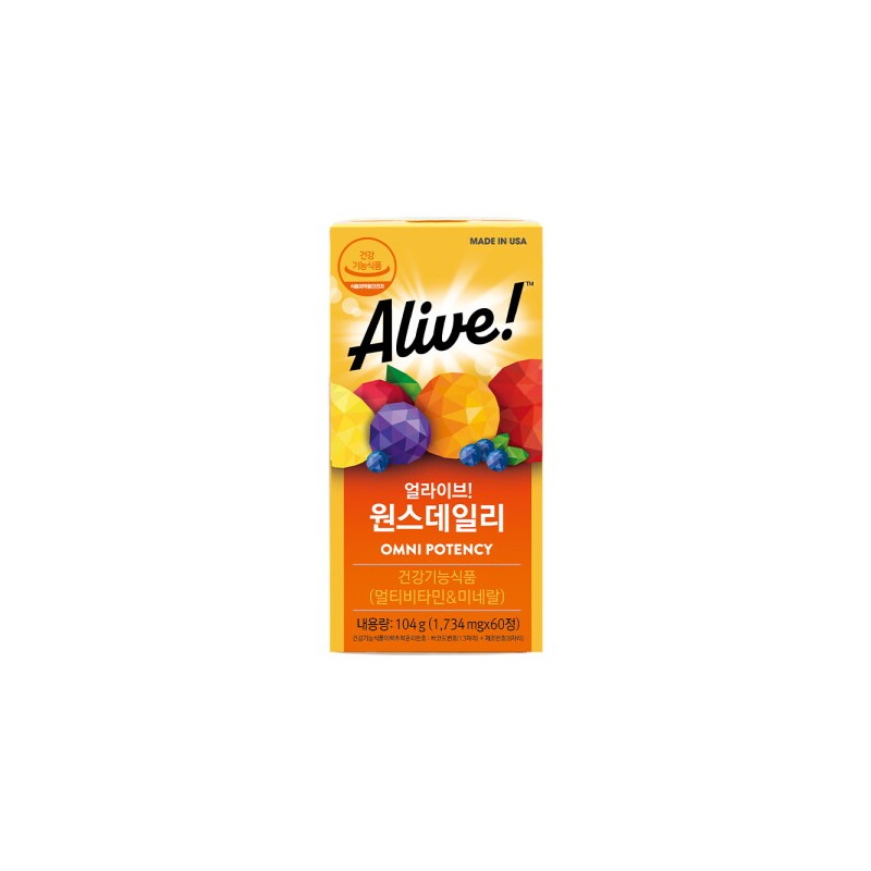 alive [Alive] 2 bottles of 60 multivitamins / 4 months