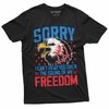 Fourth of July Funny Shirt Freedom American USA Patriotic Eagle