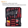 FLZOSPER 799-Piece Sturdy Tool Set with Rolling Wheels Aluminum Trolley