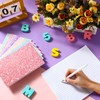 Yexiya 24 Pack Glitter Notebooks Bulk 8.3x5.5 Inch Glitter Lined