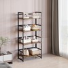BHG Vintage Multifunctional Folding Bookshelf, No-Assembly Plant Stand Storage Rack