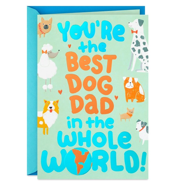 Hallmark Funny Father's Day Card from Dog (Best Dog Dad)