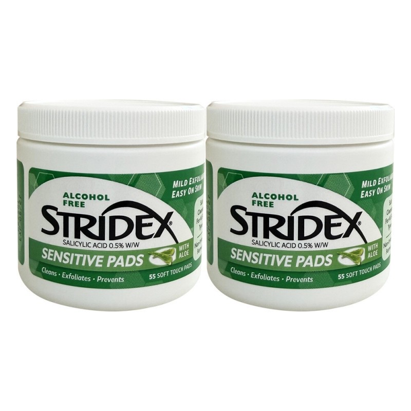 Stridex Sensitive Pads 55 Sheets x 2 Packs / Circle