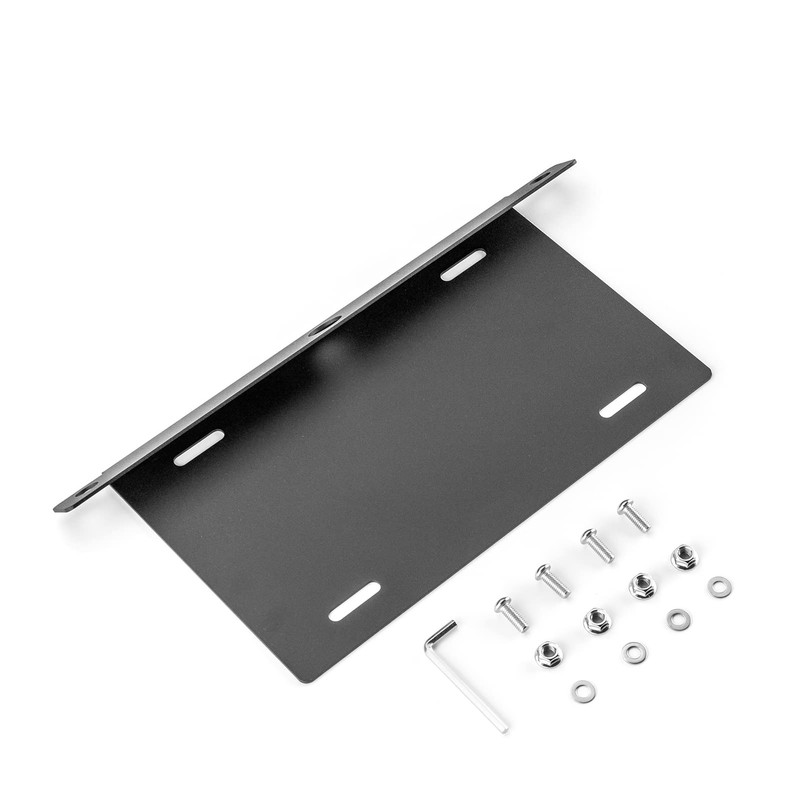 Wsays Bronco Front License Plate Bracket Steel License Plate Frame