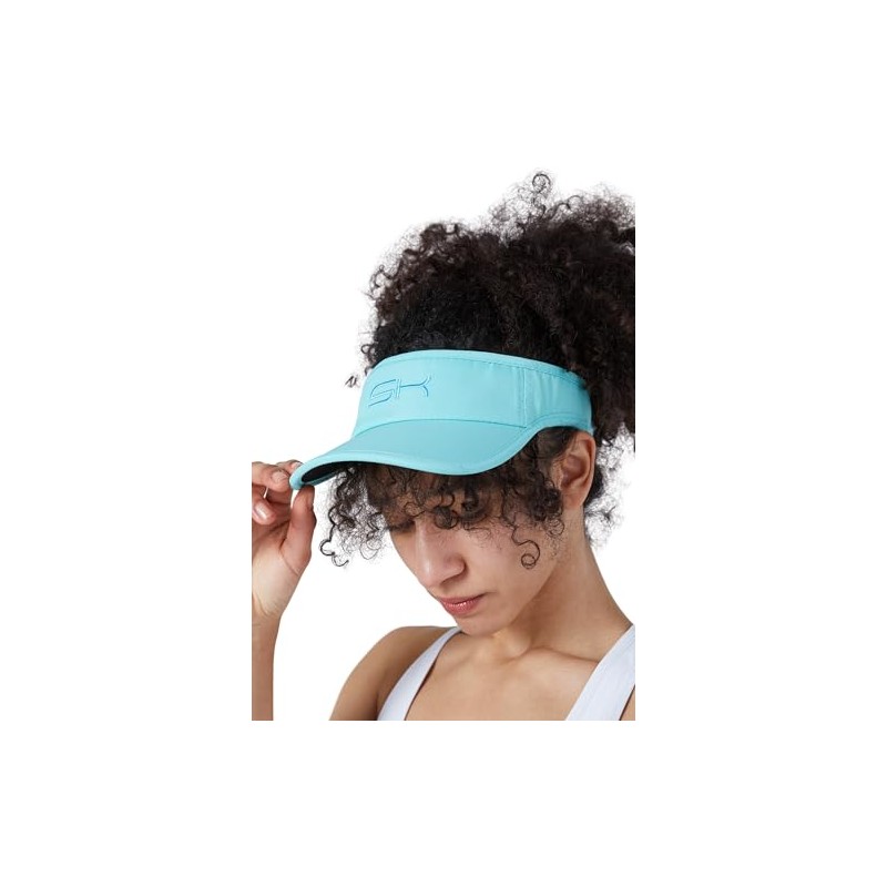 Sportkind Tennis, Running, Golf Sun Visor, Mint