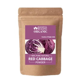 Blessfull Healing Organic Red Cabbage Powder 100% Pure Natural 200 Gram / 7.05 oz