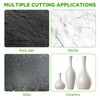Lothee 5 Pcs Rock Slab Grinding Disc, 4 Inch Glass
