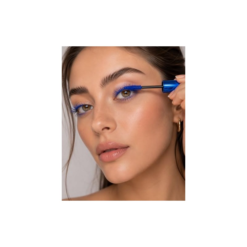 Kit Mascara de Pestañas Profesional Silicon Azul Prosa + Lapiz