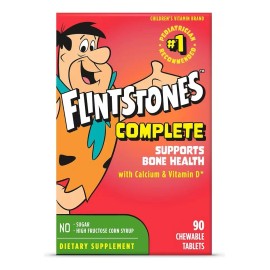 Flintstones Vitaminas Picapiedra C/calcio Vitamina D 90 Pzas Sabor Frutas