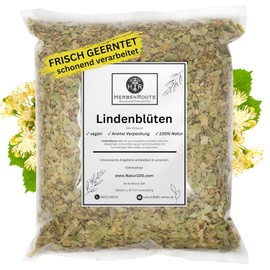 Lime Blossom Silver 500g • "Ruhe" Herbal Tea • High Active Ingredient Content • Similar to Swedish Herbs • HerbsnRoots