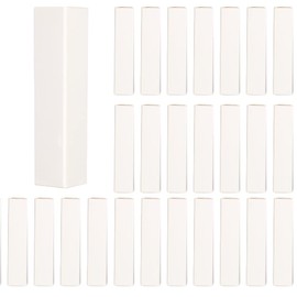 50 piezas de embalaje de brillo de labios cartón vacío 25x25x117mm caja de brillo de labios, caja de tubo de máscara larga plegable de muestra de embalaje DIY caja de almacenamiento de maquillaje (blanco)