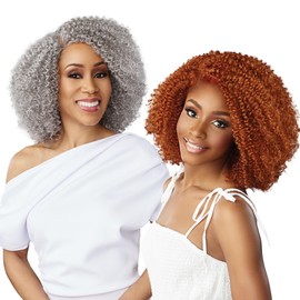 Sensationnel Dashly lace front wig - dashly salt and pepper unit 8 hand tied ear to ear soft lace synthetic wig deep side part - Dashly salt and pepper unit 8 (TH2/COPPER)