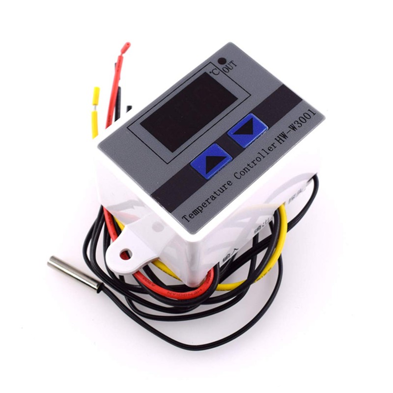 Hailege 12V Digital LED Temperature Controller Thermostat Control Switch NTC