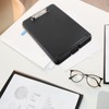 Black A4 Plastic Clipboards with Compartment Portable Clipboard Plastic Storage